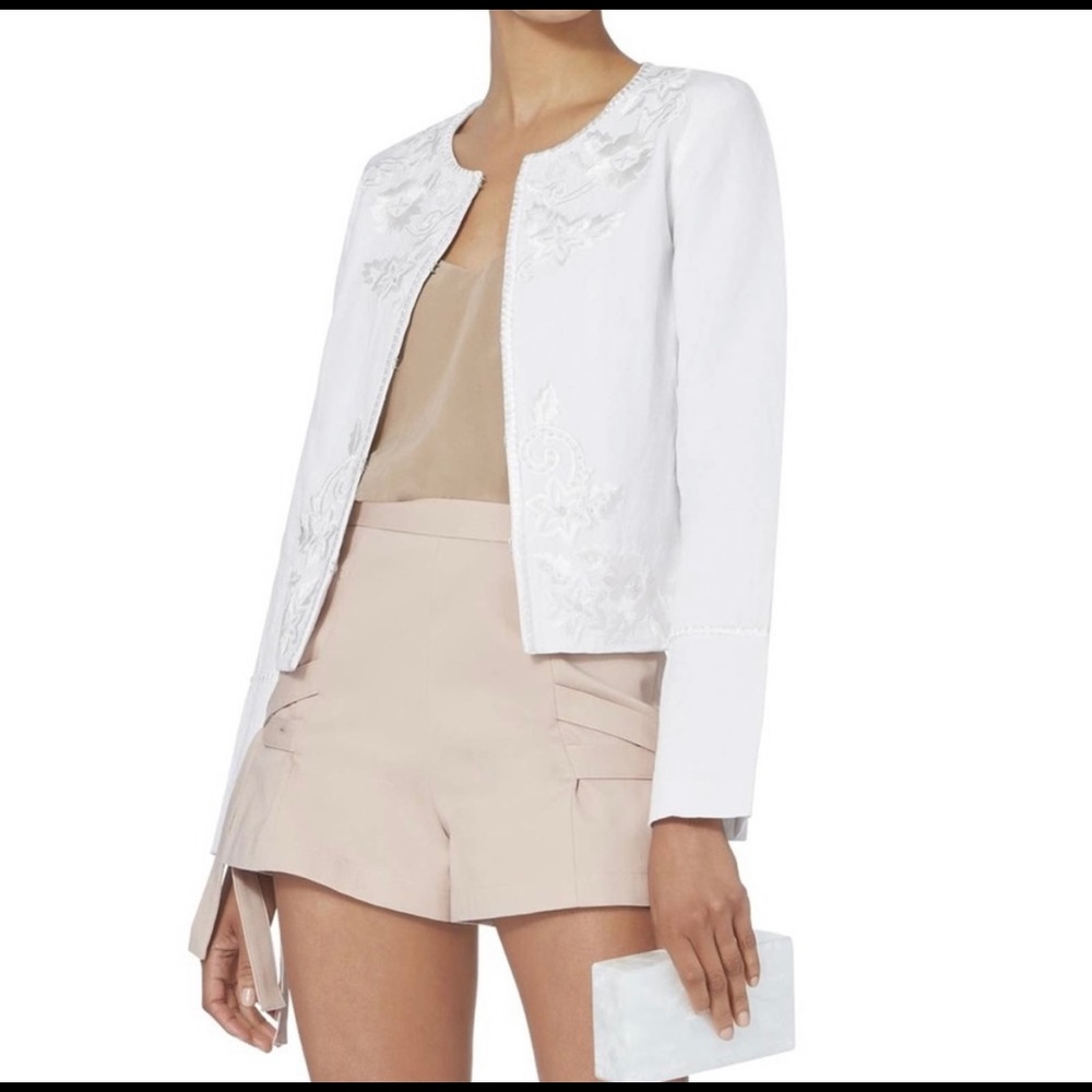 Embroidered Intermix Jacket - image 2